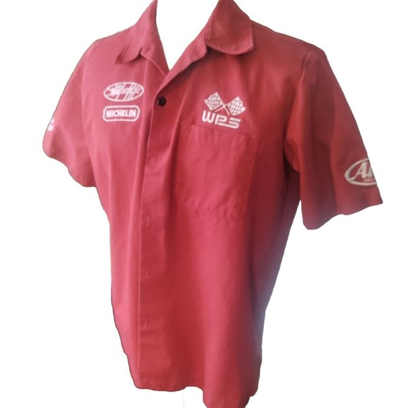 (XXL) Western Power Sports Motorcycle Event Shirt Mens Button Down Short Sleeve - Picture 2 of 11